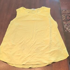 Yellow Sleeveless Women's Top